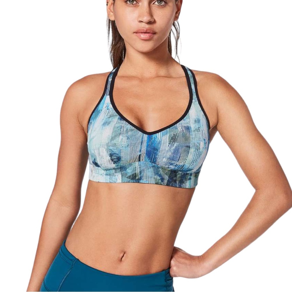 Lululemon Speed Up Bra Sun Dazed Multi Blue 4